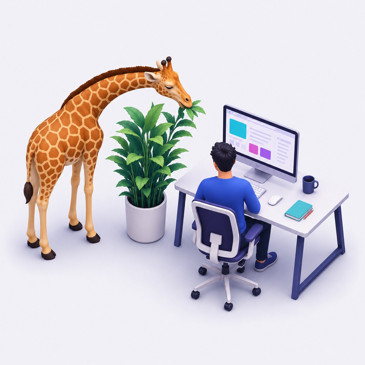 Illustration création de site internet — conception, code et mise en ligne
