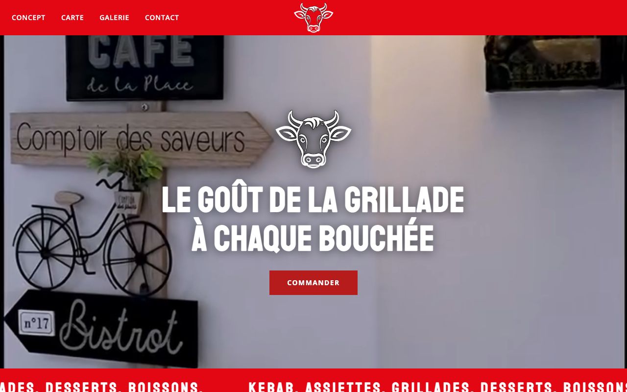 Aperçu du site Le Veau Doré